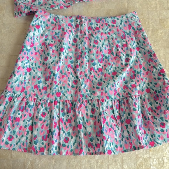 Lilly Pulitzer Set NEW Hottie Dottie Suzie Skirt Bitsy Top Puff Sleeve two piece - Picture 9 of 16